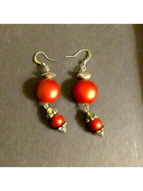 Handmade bead earrings